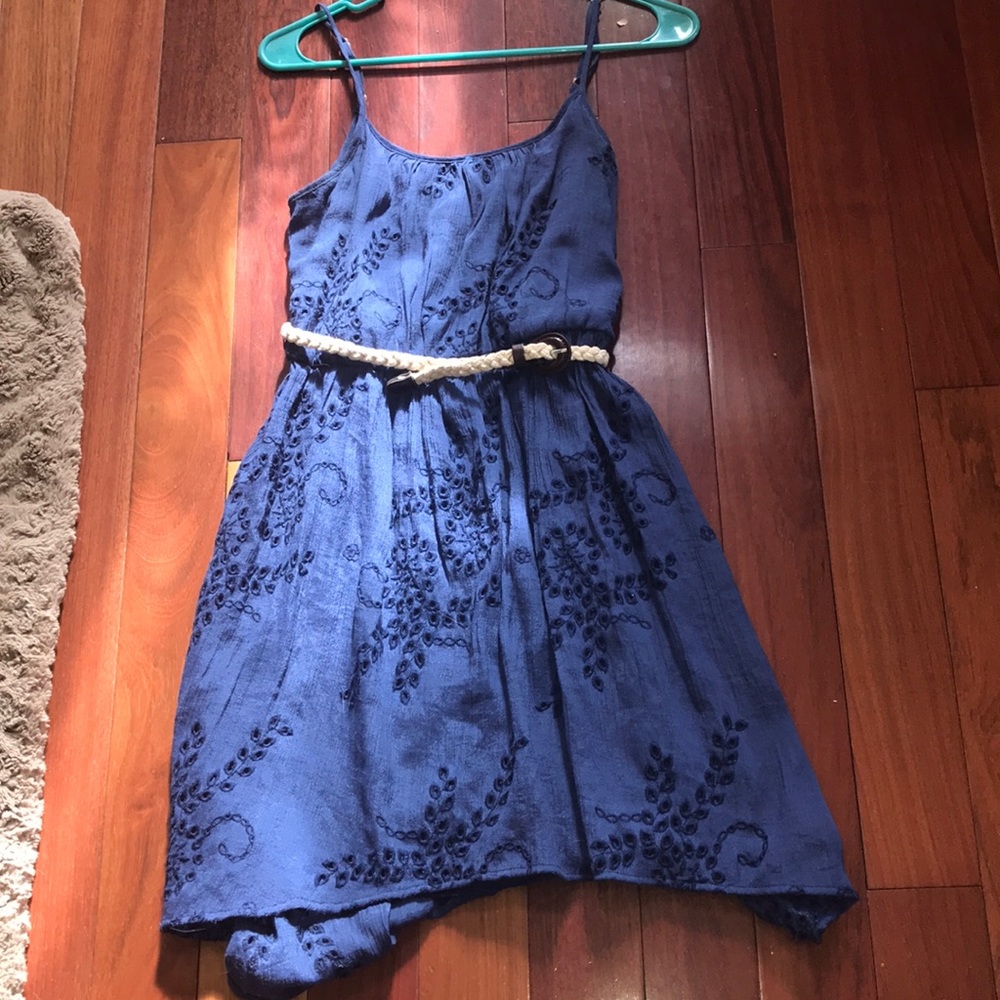Blue sun dress
